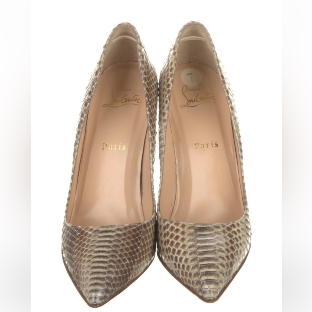 Snakeskin Animal Print Christian Louboutin